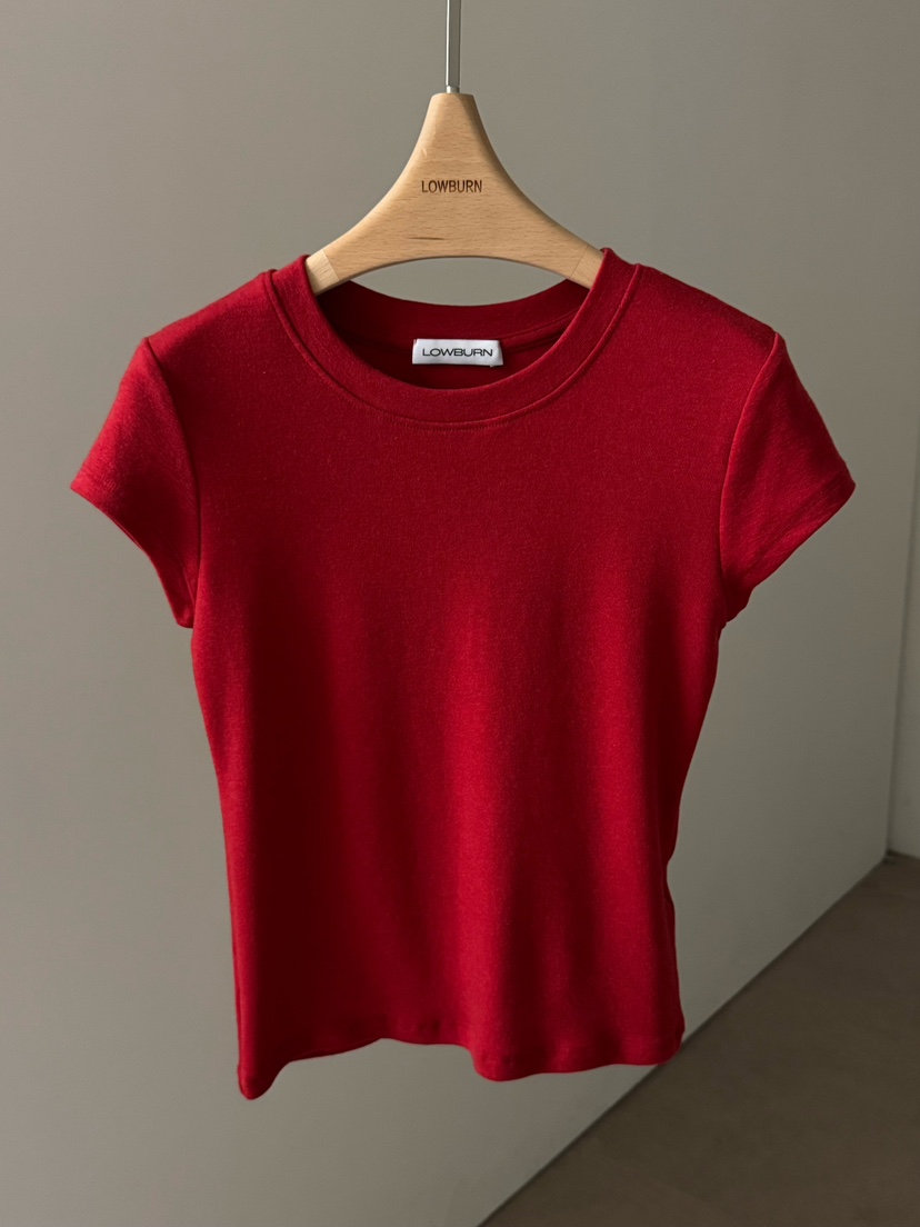 LOWBURN韓國直郵㊣女裝新款人氣25秋冬職業時尚熱賣休閑T恤LOWBURNT恤圖色6