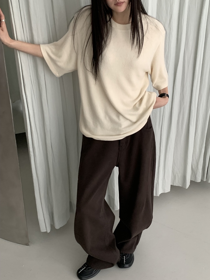 RIVER RAIN東大門㊣實拍女裝新品推薦真品25秋冬時尚熱賣T恤RIVER RAINT恤