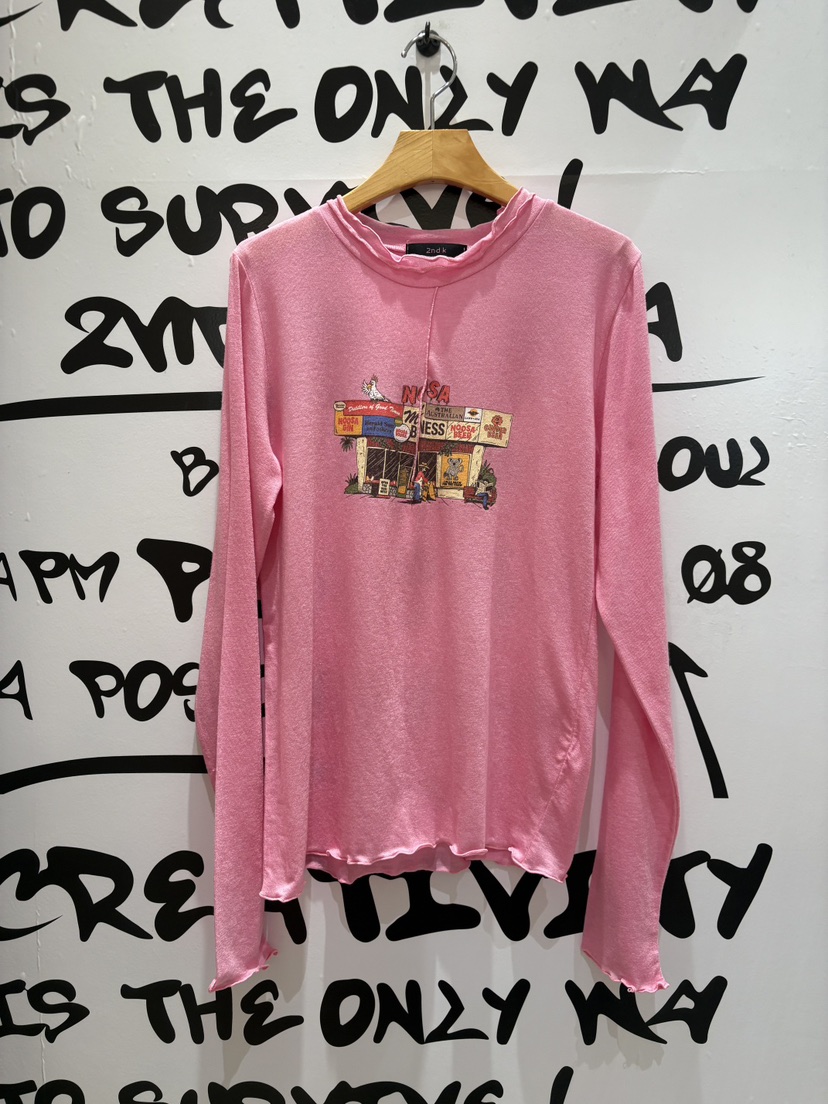 2ND K東大門㊣直郵女士新品25秋冬真品休閑人氣推薦長袖T恤2ND K長袖T恤圖色1