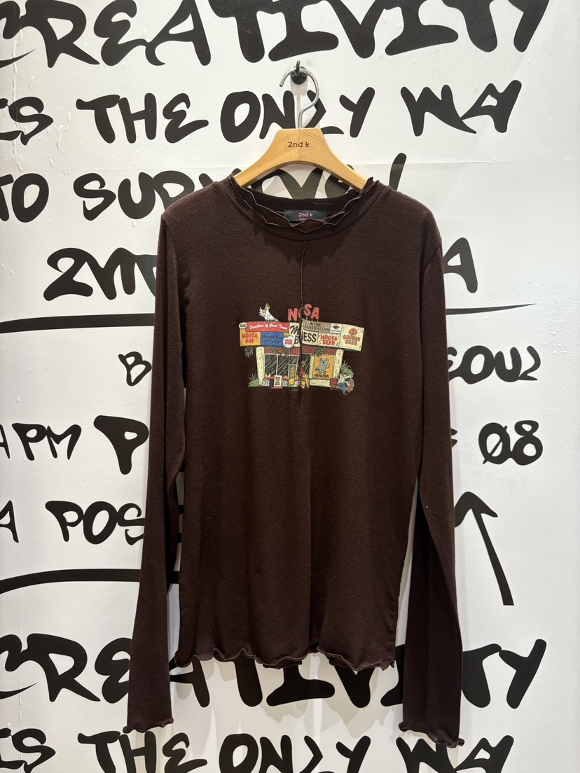 2ND K東大門㊣直郵女士新品25秋冬真品休閑人氣推薦長袖T恤2ND K長袖T恤圖色6