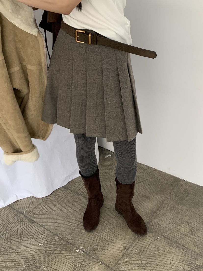 RIVER RAIN東大門㊣代購女士新款真品休閑時尚推薦25秋冬短裙RIVER RAIN短裙