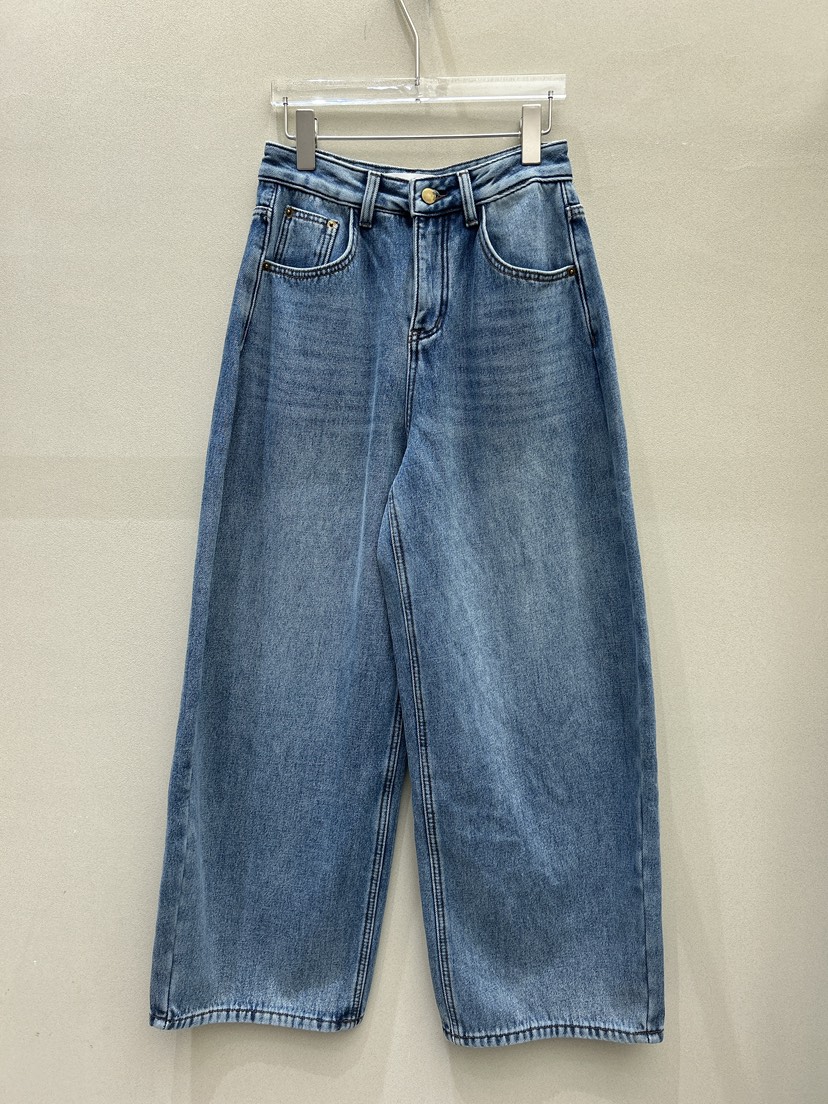 LATTE-P東大門㊣直郵女裝新品推薦時尚休閑人氣職業牛仔褲LATTE-P牛仔褲圖色1