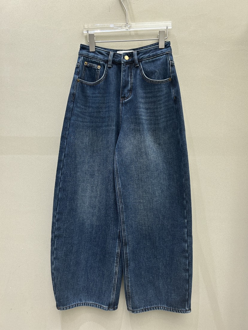 LATTE-P東大門㊣直郵女裝新品推薦時尚休閑人氣職業牛仔褲LATTE-P牛仔褲圖色2