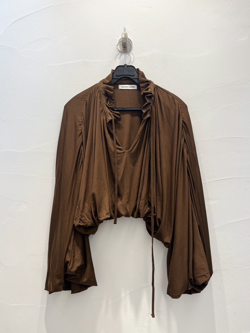 BROWN PAPER-S東大門㊣實拍女裝新品職業人氣休閑長袖T恤BROWN PAPER-S長袖T恤圖色3