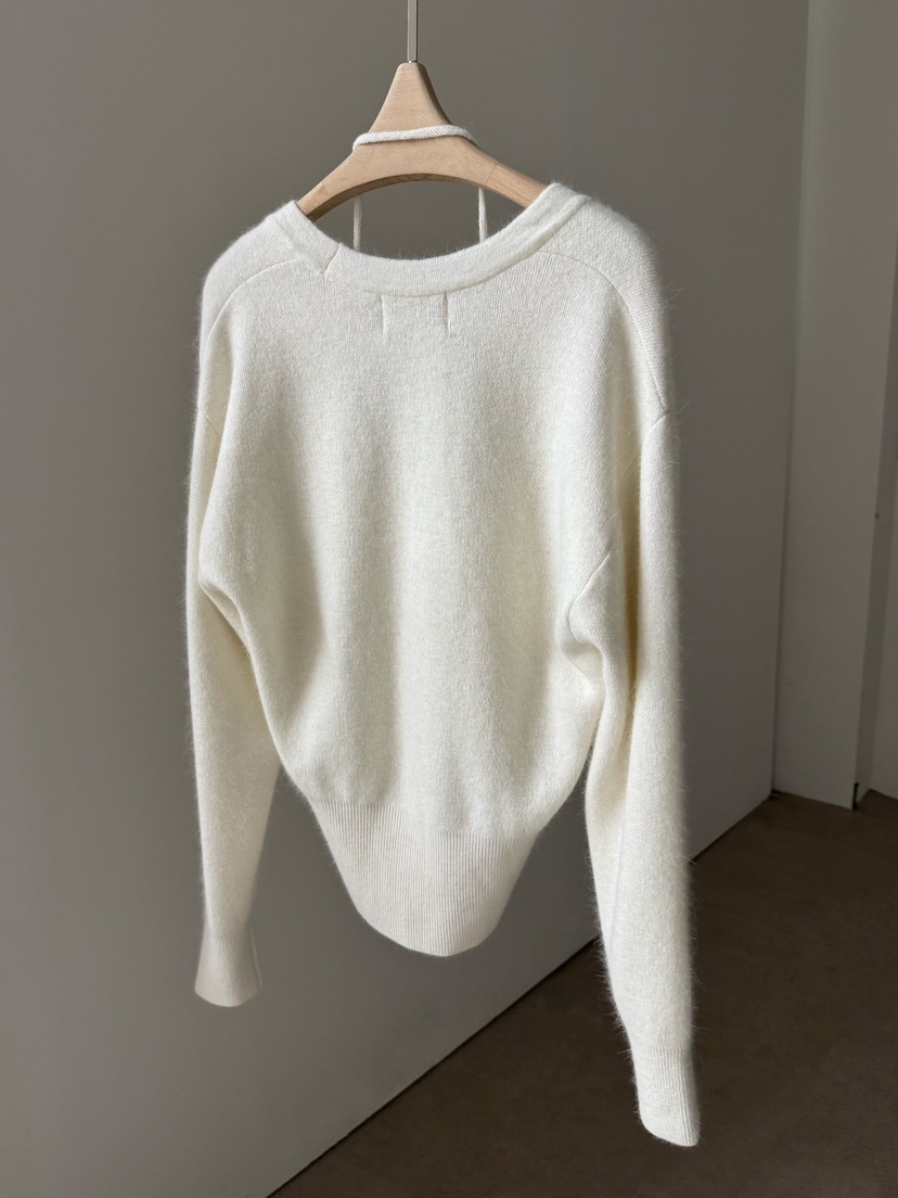 LOWBURN韓國直郵㊣女士新款時尚休閑25秋冬針織衫安哥拉羊毛LOWBURN針織衫