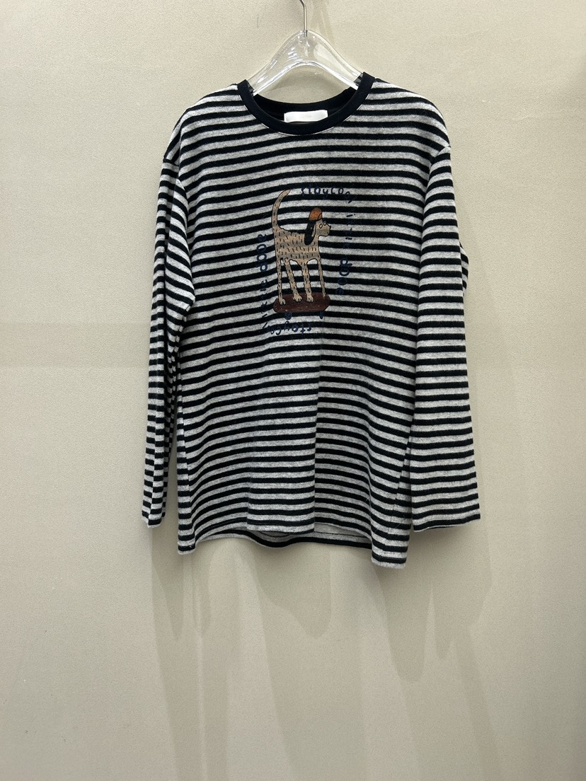 LATTE-P東大門㊣實拍女士新款時尚人氣真品推薦休閑長袖T恤LATTE-P長袖T恤圖色2