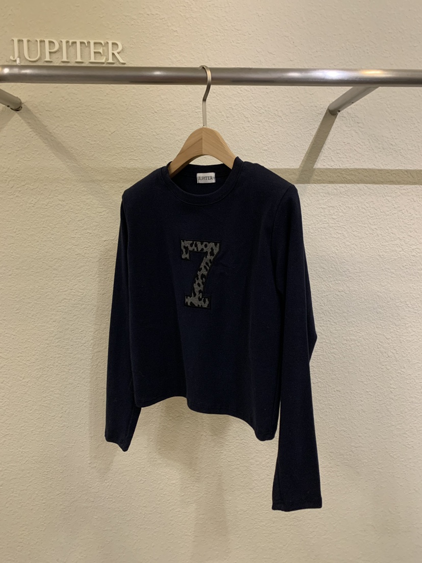 JUPITER東大門㊣代購女裝新品推薦人氣職業真品時尚長袖T恤JUPITER長袖T恤圖色3深藍色