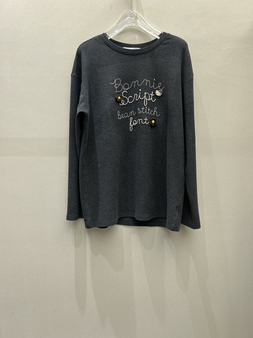 LATTE-P東大門㊣代購女裝新品熱賣時尚推薦25秋冬真品長袖T恤LATTE-P長袖T恤圖色2