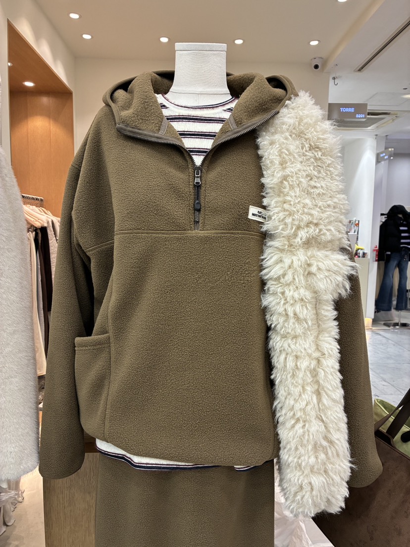 TORRE韓國代購㊣女士新品推薦25秋冬熱賣休閑人氣衛衣不含內搭TORRE衛衣圖色2