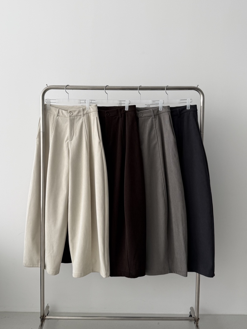 RIVER RAIN東大門㊣實拍女裝新款推薦真品25秋冬休閑褲燈芯絨RIVER RAIN休閑褲