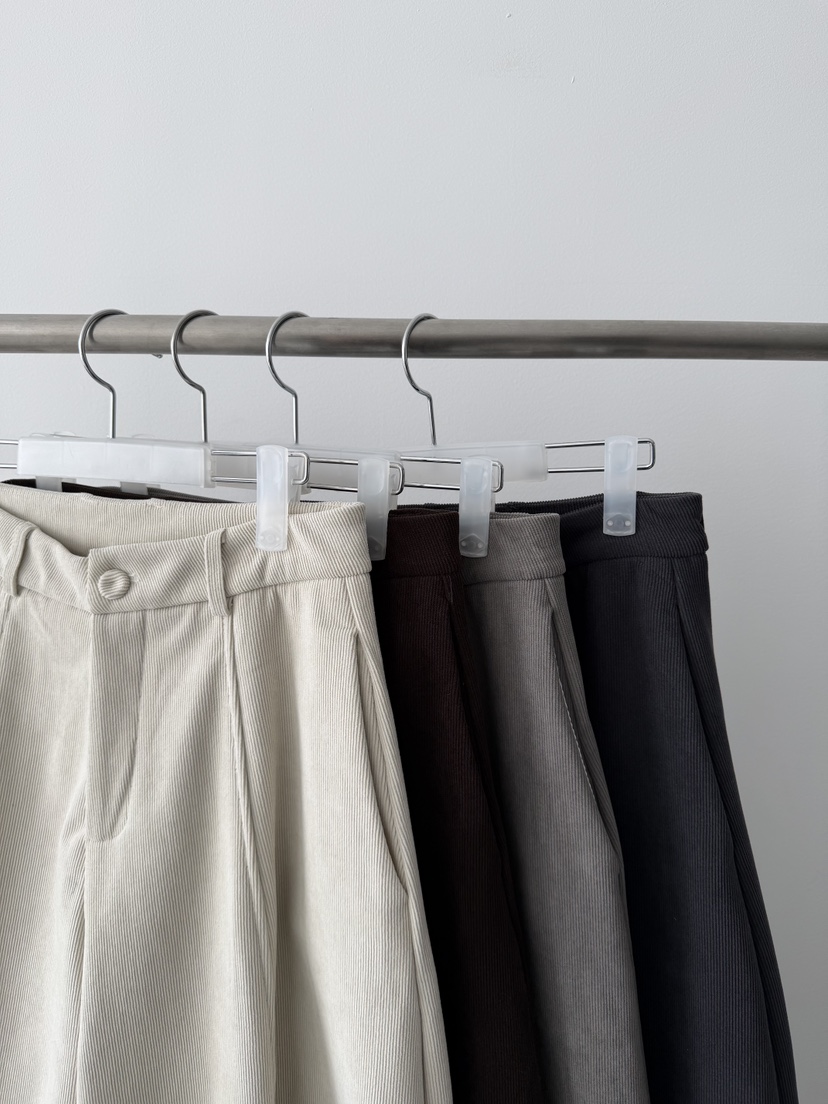 RIVER RAIN東大門㊣實拍女裝新款推薦真品25秋冬休閑褲燈芯絨RIVER RAIN休閑褲