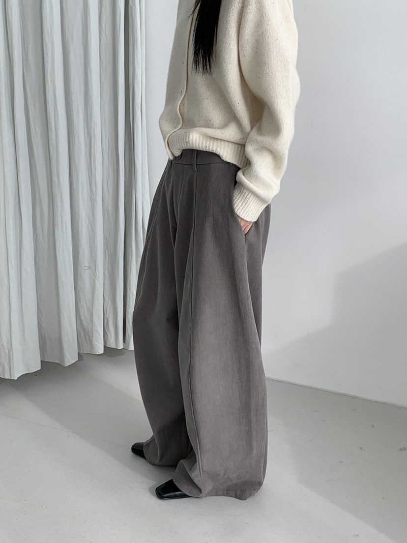 RIVER RAIN東大門㊣實拍女裝新款推薦真品25秋冬休閑褲燈芯絨RIVER RAIN休閑褲