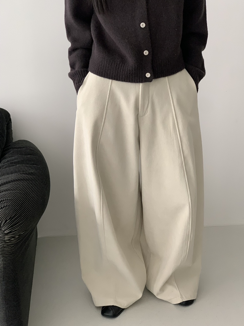 RIVER RAIN東大門㊣實拍女裝新款推薦真品25秋冬休閑褲燈芯絨RIVER RAIN休閑褲