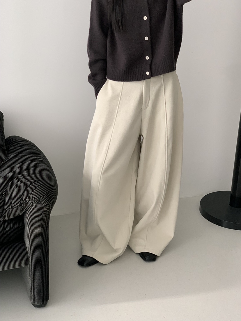 RIVER RAIN東大門㊣實拍女裝新款推薦真品25秋冬休閑褲燈芯絨RIVER RAIN休閑褲圖色4