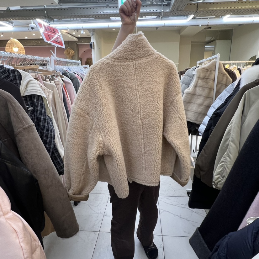 SIMPLE PARK/WMSTORY韓國代購㊣女士新款推薦25秋冬夾克兩面穿SIMPLE PARK/WMSTORY夾克