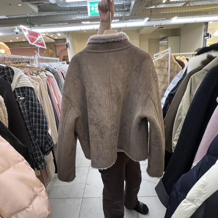 SIMPLE PARK/WMSTORY韓國代購㊣女士新款推薦25秋冬夾克兩面穿SIMPLE PARK/WMSTORY夾克