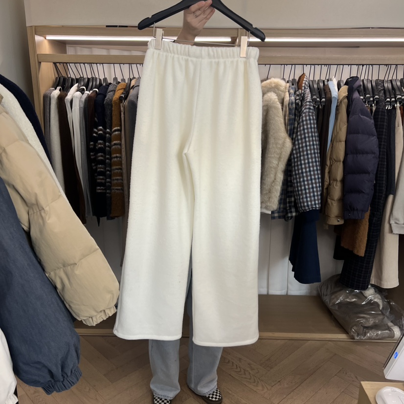 OBJET韓國直郵㊣女裝新款真品時尚職業熱賣人氣推薦25秋冬休閑褲love us u/OBJET休閑褲