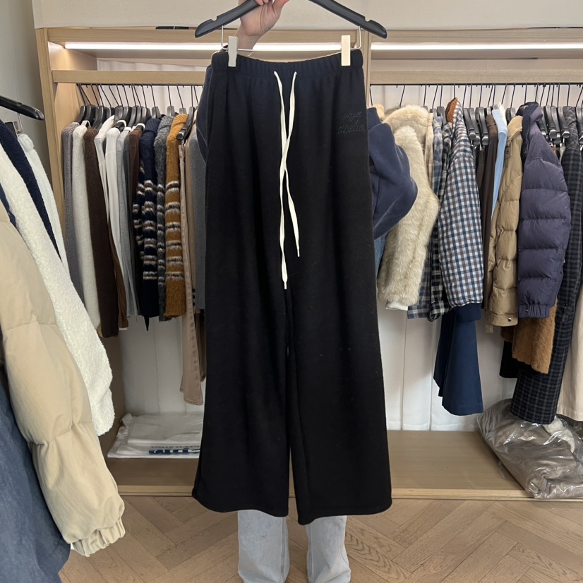 OBJET韓國直郵㊣女裝新款真品時尚職業熱賣人氣推薦25秋冬休閑褲love us u/OBJET休閑褲圖色2