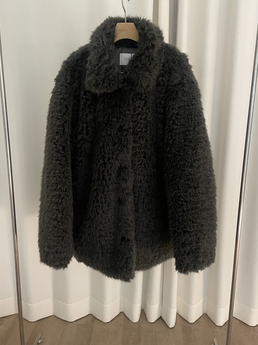 COMETE東大門㊣直郵女士新品休閑人氣職業推薦25秋冬短款大衣COMETE短款大衣圖色2