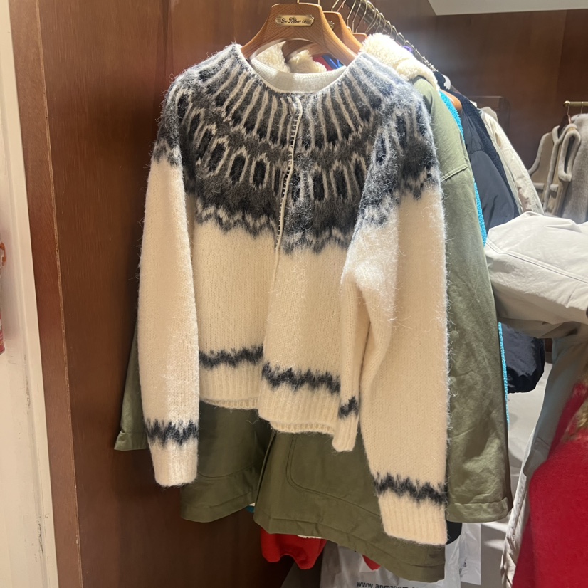 HEBON東大門㊣代購女裝新款推薦休閑時尚25秋冬熱賣毛衣開衫HEBON毛衣圖色3