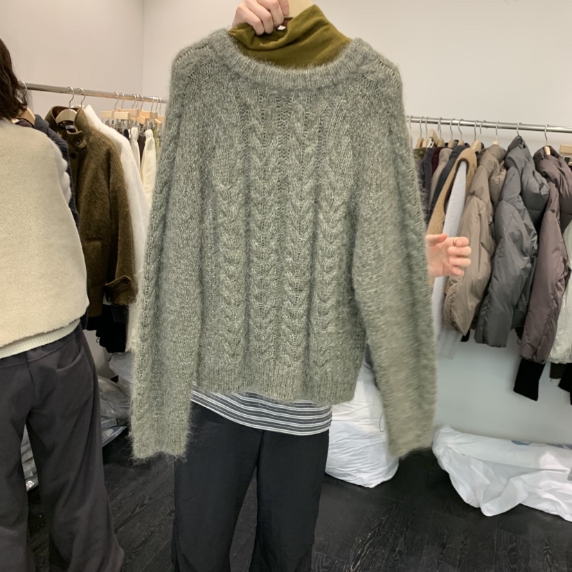 TAFFETA東大門㊣直郵女裝新品休閑熱賣職業人氣25秋冬真品毛衣TAFFETA毛衣圖色1