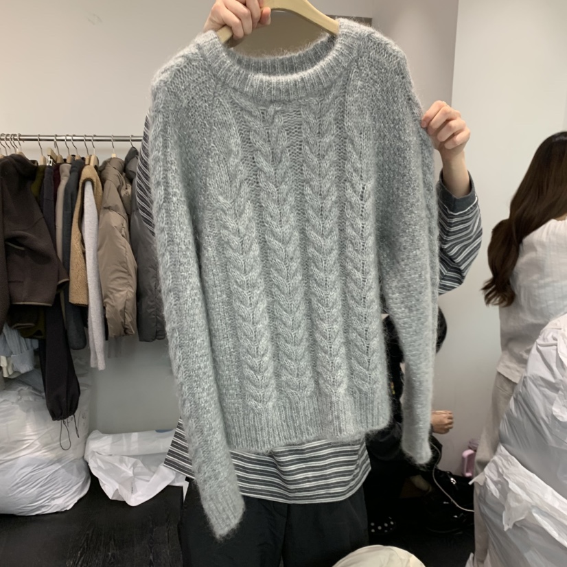 TAFFETA東大門㊣直郵女裝新品休閑熱賣職業人氣25秋冬真品毛衣TAFFETA毛衣圖色3