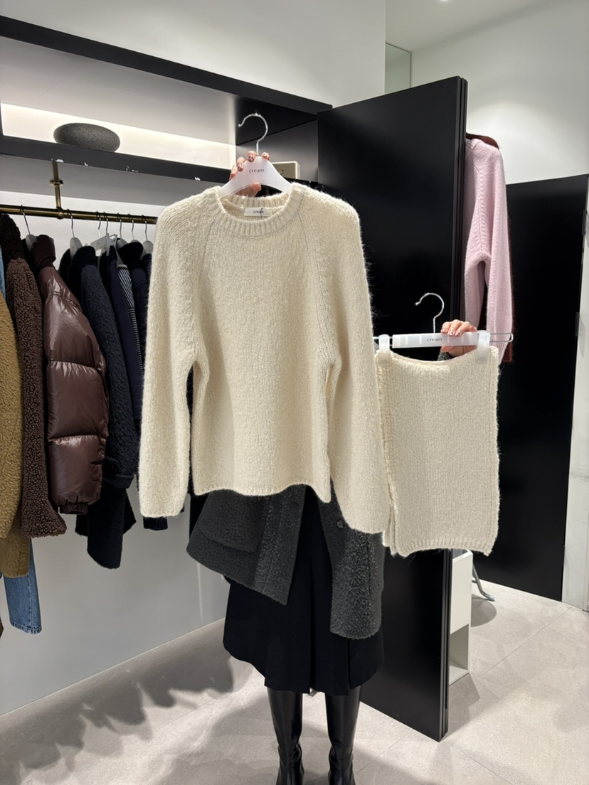 CREAM-P韓國代購㊣女裝新款職業時尚推薦真品休閑套裝兩件套CREAM-P套裝圖色1