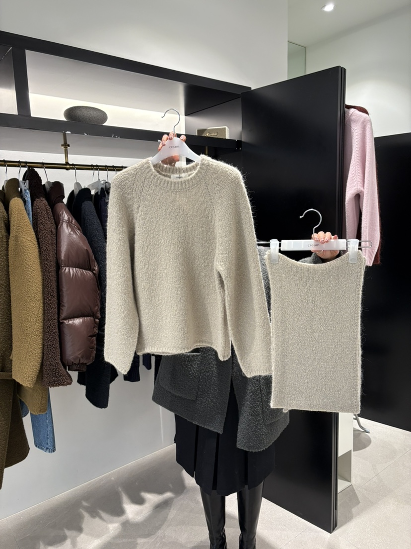 CREAM-P韓國代購㊣女裝新款職業時尚推薦真品休閑套裝兩件套CREAM-P套裝圖色2