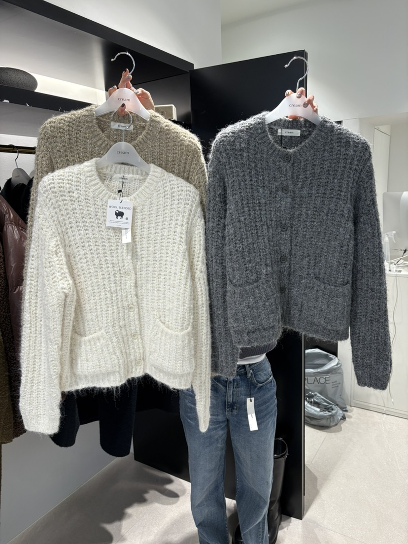 CREAM-P東大門㊣實拍女士新款熱賣25秋冬休閑針織衫羊毛衫CREAM-P針織衫