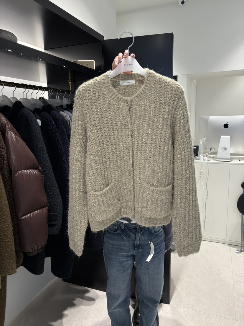 CREAM-P東大門㊣實拍女士新款熱賣25秋冬休閑針織衫羊毛衫CREAM-P針織衫圖色2