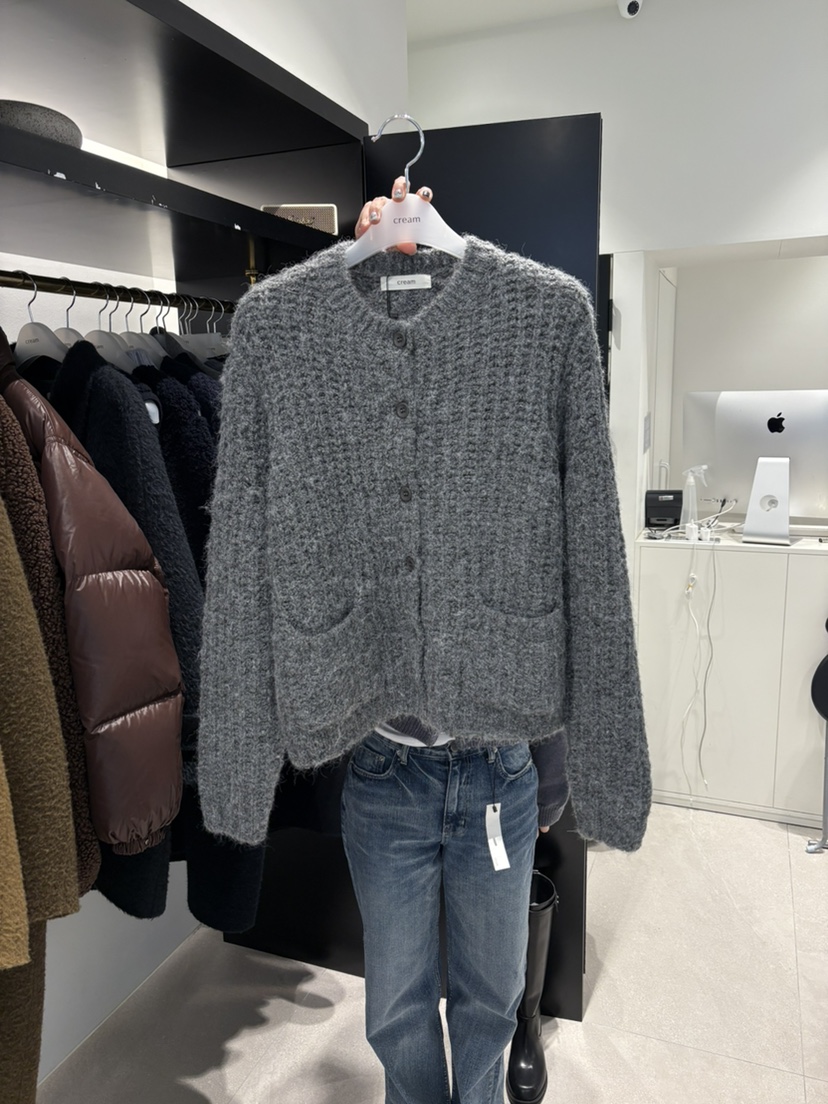CREAM-P東大門㊣實拍女士新款熱賣25秋冬休閑針織衫羊毛衫CREAM-P針織衫圖色3