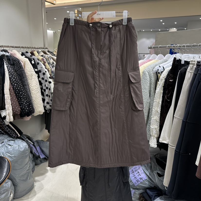 BENE韓國直郵㊣女裝新款熱賣推薦25秋冬真品休閑職業人氣長裙BENE長裙圖色1