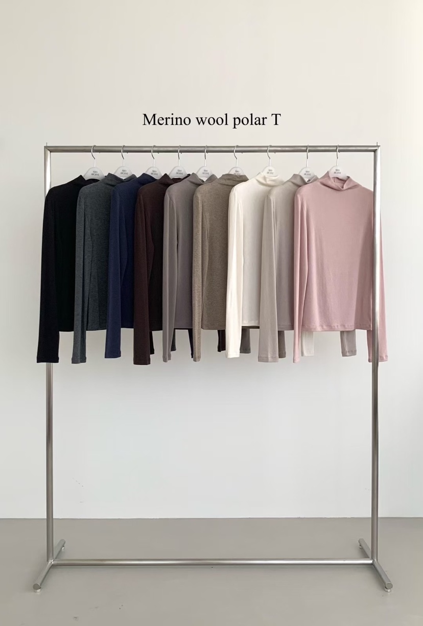 SIHO ARCHIVE東大門㊣實拍女裝新款推薦25秋冬真品長袖T恤SIHO ARCHIVE長袖T恤圖色2左二色