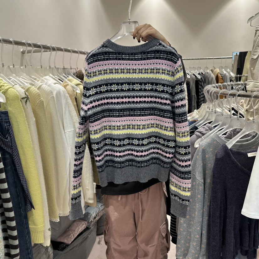 MIMME韓國直郵㊣女士新款真品休閑熱賣職業人氣推薦時尚針織衫MIMME針織衫