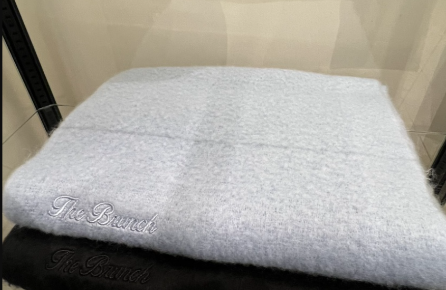 THE BRUNCH東大門㊣實拍女士新品25秋冬時尚圍巾披肩刺繡圍巾THE BRUNCH圍巾/披肩圖色4