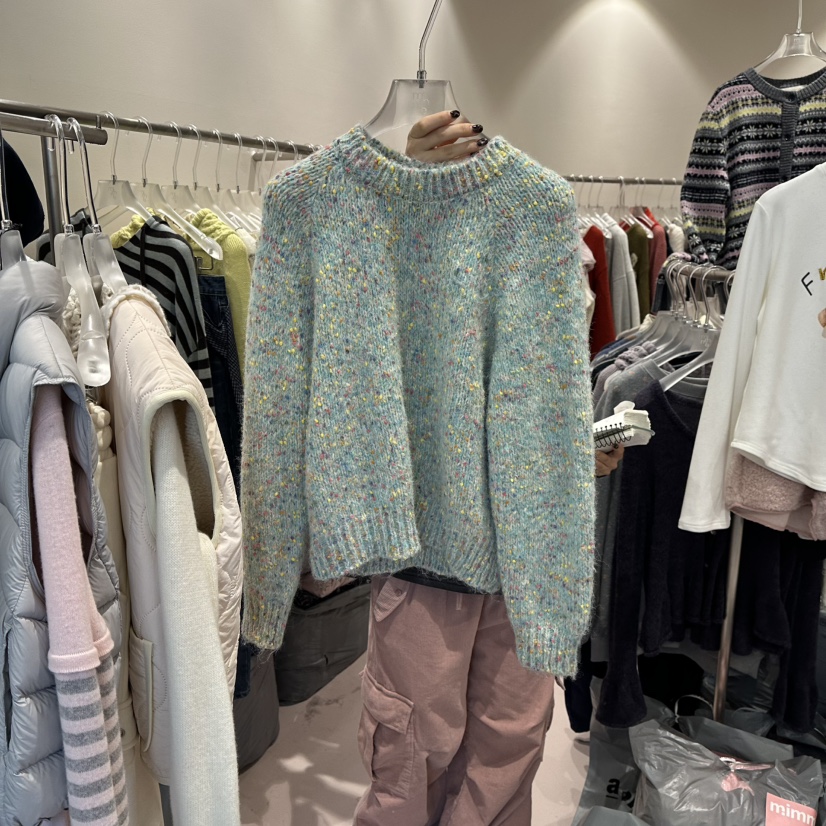MIMME東大門㊣直郵女裝新品人氣職業休閑推薦25秋冬時尚針織衫MIMME針織衫圖色1