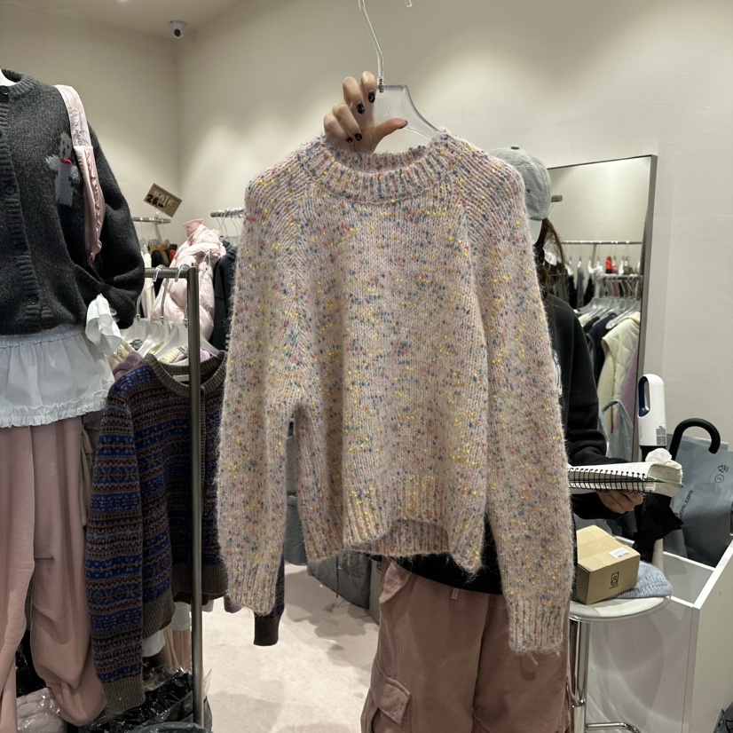 MIMME東大門㊣直郵女裝新品人氣職業休閑推薦25秋冬時尚針織衫MIMME針織衫圖色2