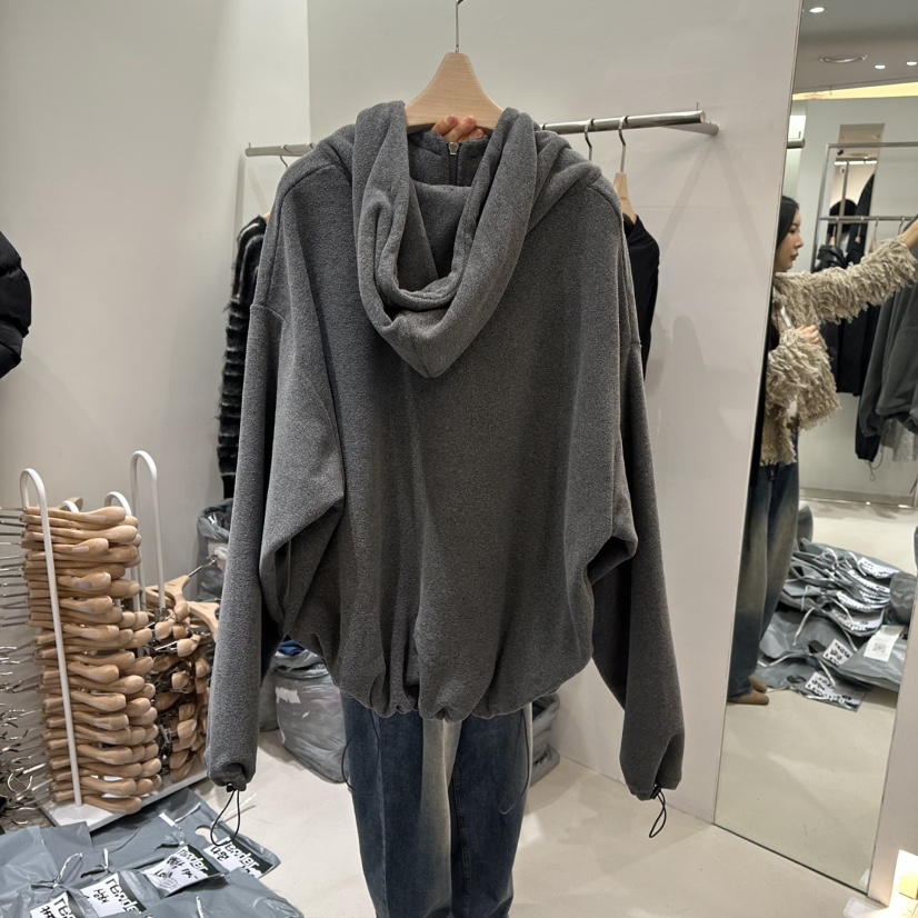 RENDER東大門㊣直郵女裝新品職業真品推薦夾克加絨抓絨拉鏈RENDER夾克