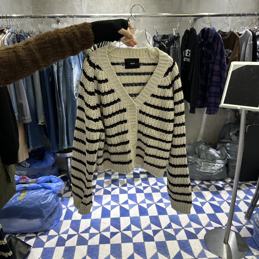 AMOUR東大門㊣直郵女裝新款真品職業時尚熱賣25秋冬人氣針織衫AMOUR針織衫圖色1