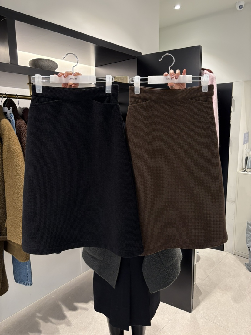 CREAM-P東大門㊣直郵女士新品25秋冬人氣時尚半身裙中短裙CREAM-P半身裙/中短裙