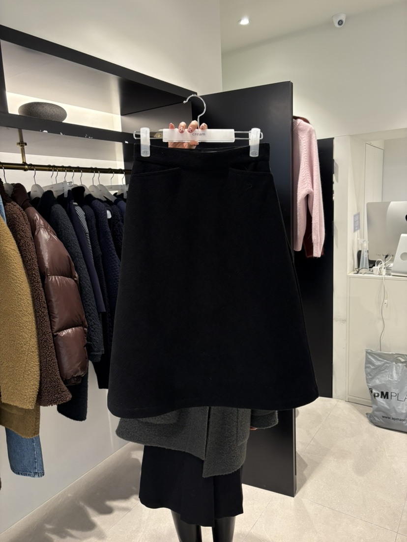 CREAM-P東大門㊣直郵女士新品25秋冬人氣時尚半身裙中短裙CREAM-P半身裙/中短裙圖色2