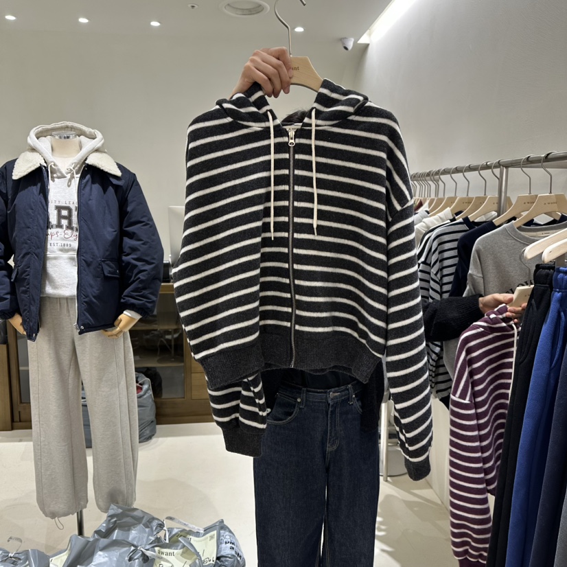 A WANT韓國直郵㊣女裝新品人氣真品職業推薦時尚休閑夾克拉鏈A WANT夾克圖色2