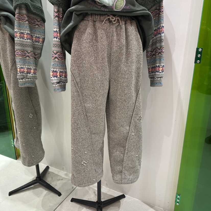 MINI UNNI東大門㊣實拍女士新款推薦職業時尚熱賣休閑休閑褲MINI UNNI休閑褲圖色1