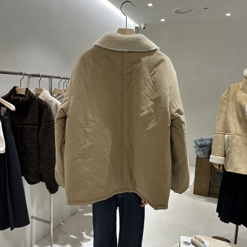 A WANT韓國代購㊣女裝新款25秋冬時尚推薦職業短款棉服填充A WANT短款棉服