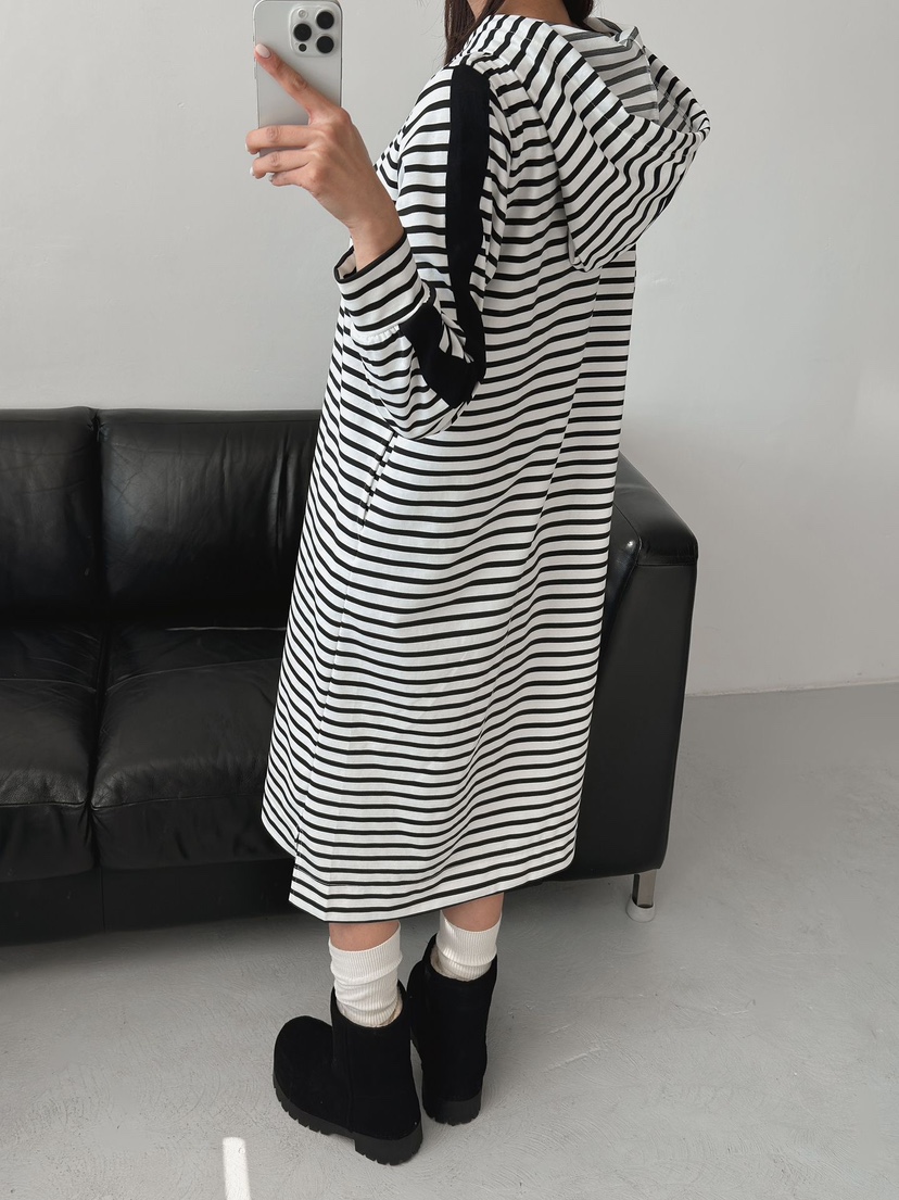 IAAN東大門㊣實拍女士新款真品職業休閑推薦人氣連衣裙兜帽iaAn連衣裙