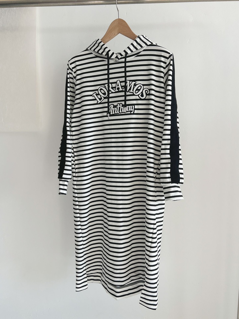 IAAN東大門㊣實拍女士新款真品職業休閑推薦人氣連衣裙兜帽iaAn連衣裙圖色1