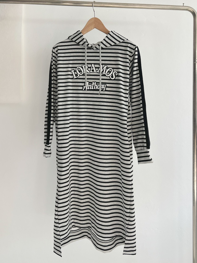 IAAN東大門㊣實拍女士新款真品職業休閑推薦人氣連衣裙兜帽iaAn連衣裙圖色2