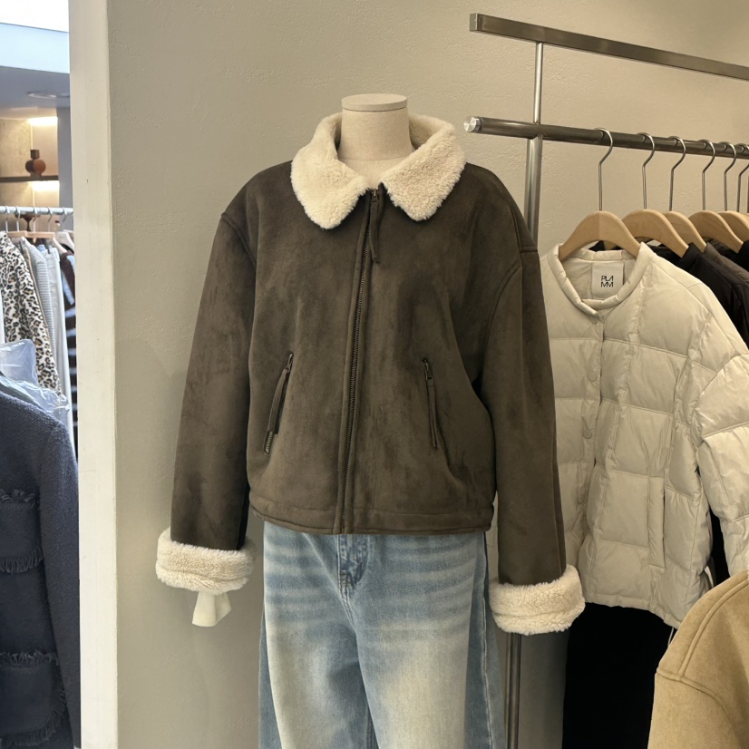 PLAMM韓國直郵㊣女裝新款25秋冬人氣時尚休閑真品熱賣職業夾克PLAMM夾克圖色2