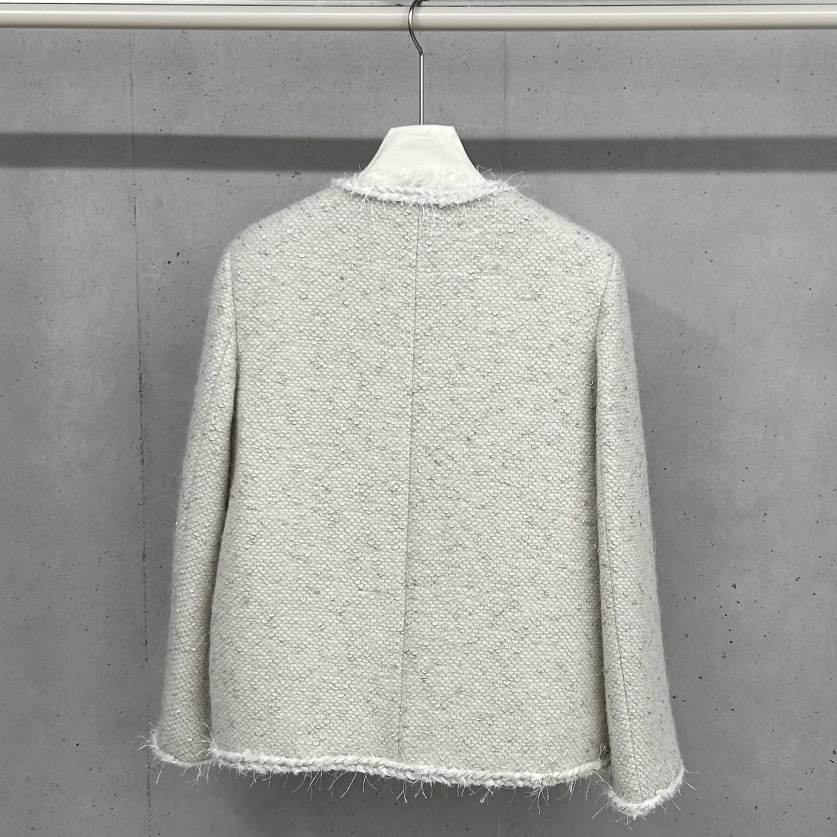 HELDER-P韓國直郵㊣女裝新品職業25秋冬夾克粗花呢羊毛鵝絨HELDER夾克