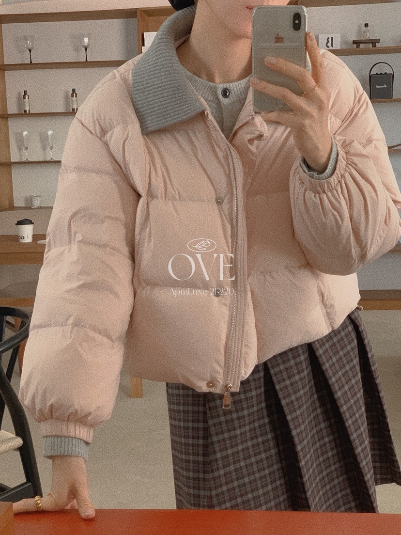 OVE韓國代購㊣女裝新品真品熱賣職業時尚人氣25秋冬休閑夾克OVE夾克